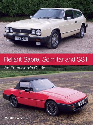 cover image of Reliant Sabre, Scimitar and SS1